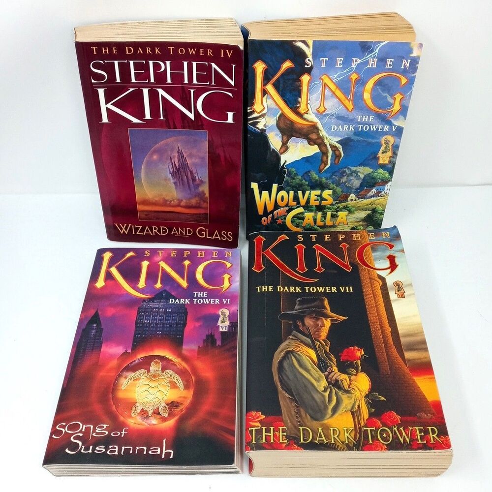 Stephen King Dark Tower Books 4 5 6 7 Trade Paperback Lot Wolves Calla